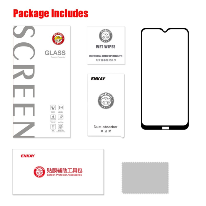 Folie Sticla ® compatibila cu Xiaomi Redmi 8A 111D Negru [6]