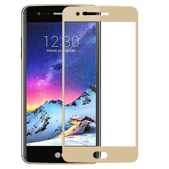 Folie Sticla LG K10 2017 Full Face Auriu [3]