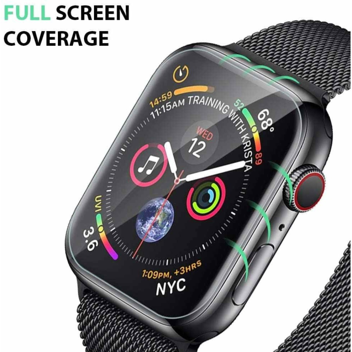 Folie Sticla pentru Apple Watch Series 4/5 44 mm UV Nano Water Transparent [6]