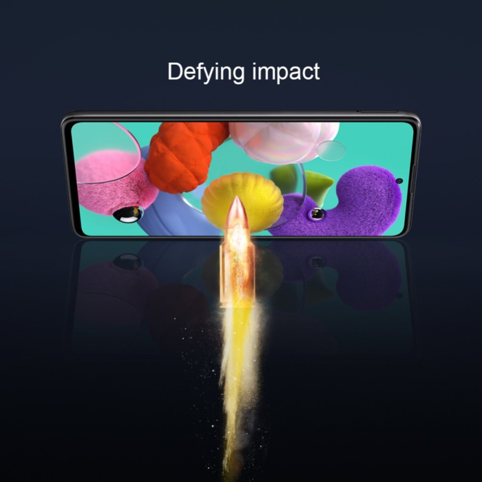 Folie Sticla ® pentru Samsung A51 4G 111D Negru [7]