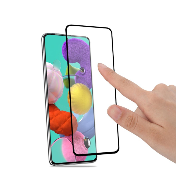 Folie Sticla ® pentru Samsung A51 4G 111D Negru [4]