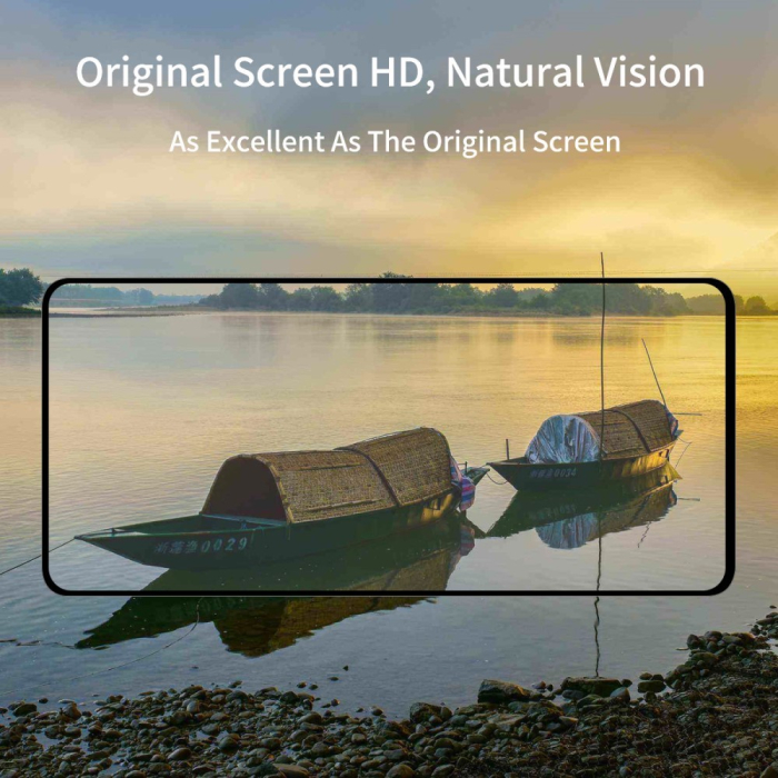 Folie Sticla ® pentru Samsung A71 111D Negru [6]