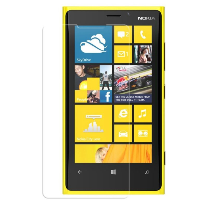 Folie Sticla Securizata , 9H, Transparenta HD, pentru Nokia / Microsoft 920 Transparent [4]