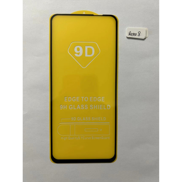 Folie Sticla Securizata compatibil cu Oppo Reno 8 5G, Full Glue Negru [6]