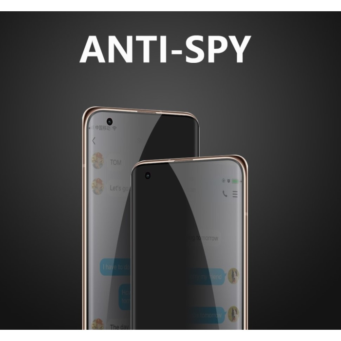 Folie Sticla securizata ® compatibila cu Hawei Nova 9 Full Glue Privacy Negru [2]