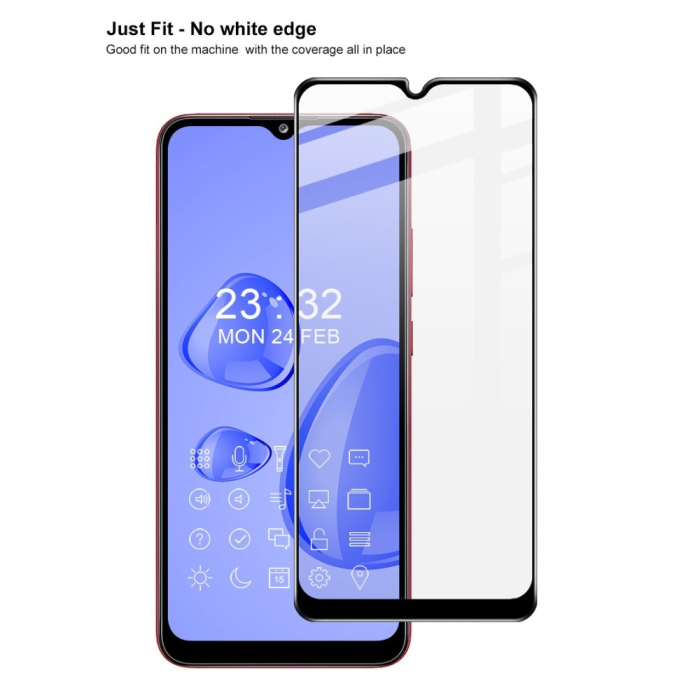 Folie Sticla Securizata , compatibila cu Samsung A02S, Negru [17]