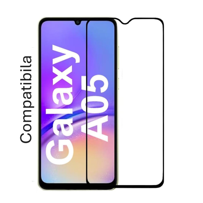 Folie Sticla Securizata, , Compatibila cu Samsung A05, Full Cover 111D, HD, Margini Negre, Transparenta [4]