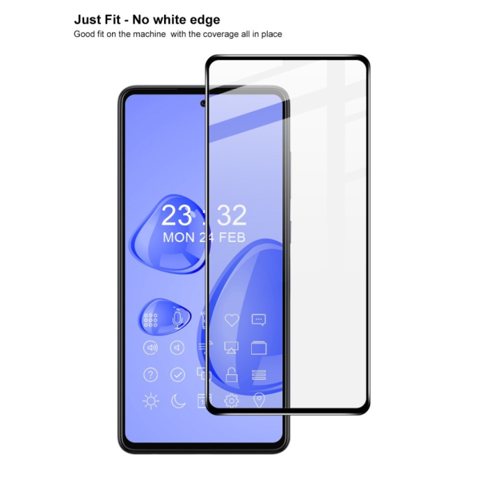 Folie Sticla Securizata , compatibila cu Samsung A72, Negru [14]