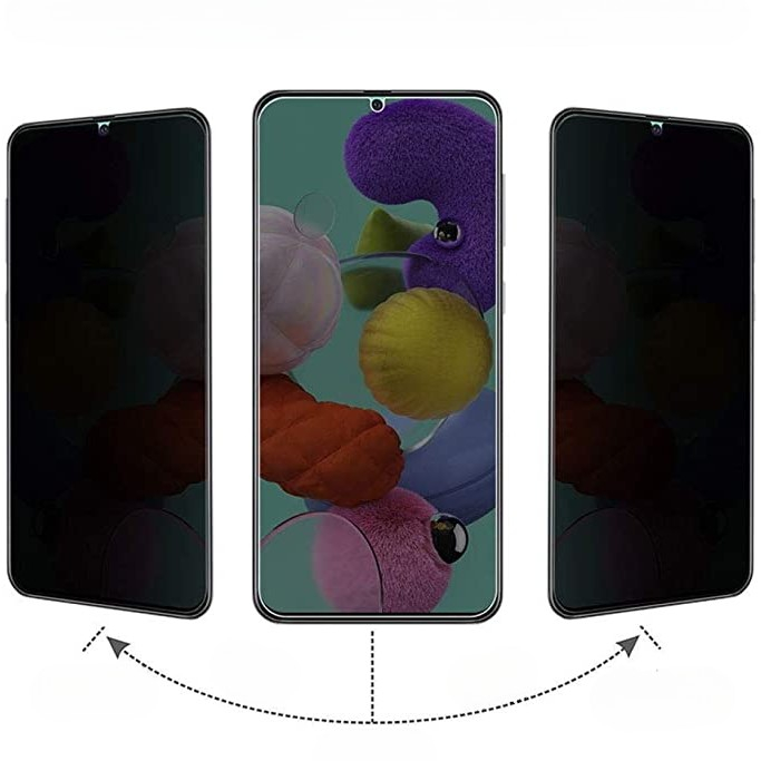 Folie sticla securizata compatibila cu Xiaomi 11T / 11T Pro, Full Glue, Privacy, Negru [2]