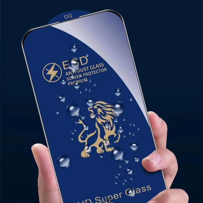 Folie Sticla securizata ® compatibila cu Xiaomi 12T Pro F Sticla ESD, Top Glass, Anti-static, Negru [6]