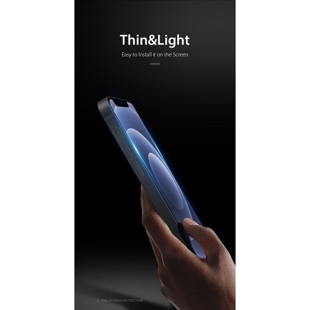 Folie Sticla securizata electrostatica pentru iPhone 12 Pro Max, Sticla ESD, Top Glass, Anti-static, Negru [4]