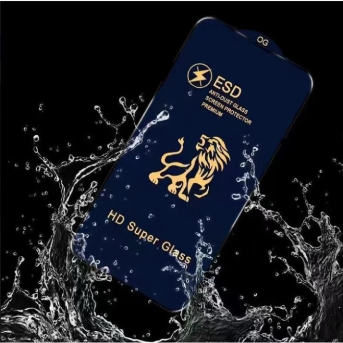 Folie Sticla securizata electrostatica pentru Samsung A04S, Sticla ESD, Top Glass, Anti-static, Negru [7]