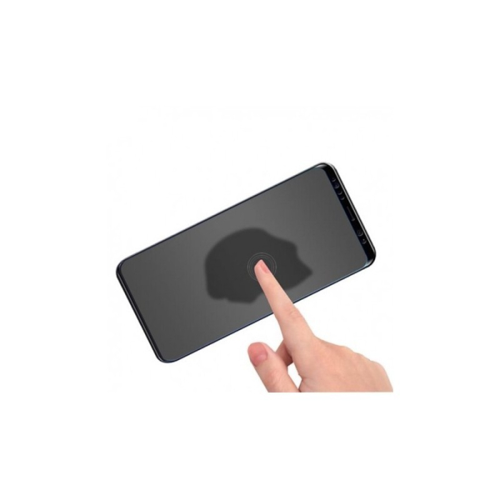 Folie Sticla Securizata pentru Samsung Galaxy A10, 9H, Full Face, Negru [2]