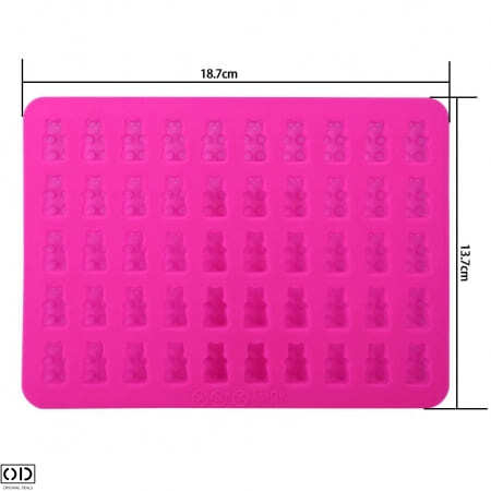 Forma din Silicon pentru 50 de Jeleuri in Forma de Ursuleti Haribo [18]