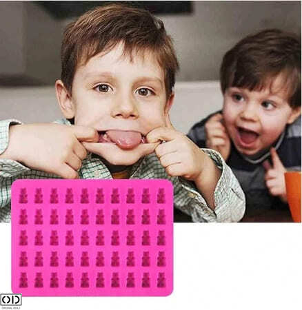 Forma din Silicon pentru 50 de Jeleuri in Forma de Ursuleti Haribo [14]