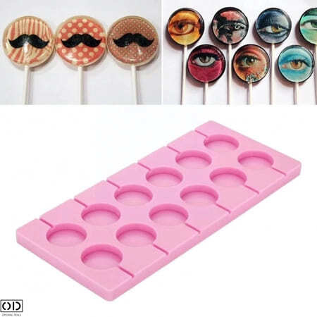 Forma pentru 12 Acadele din Ciocolata, Zahar sau Jeleu Cake Pops, 26.5 x 12 cm [9]