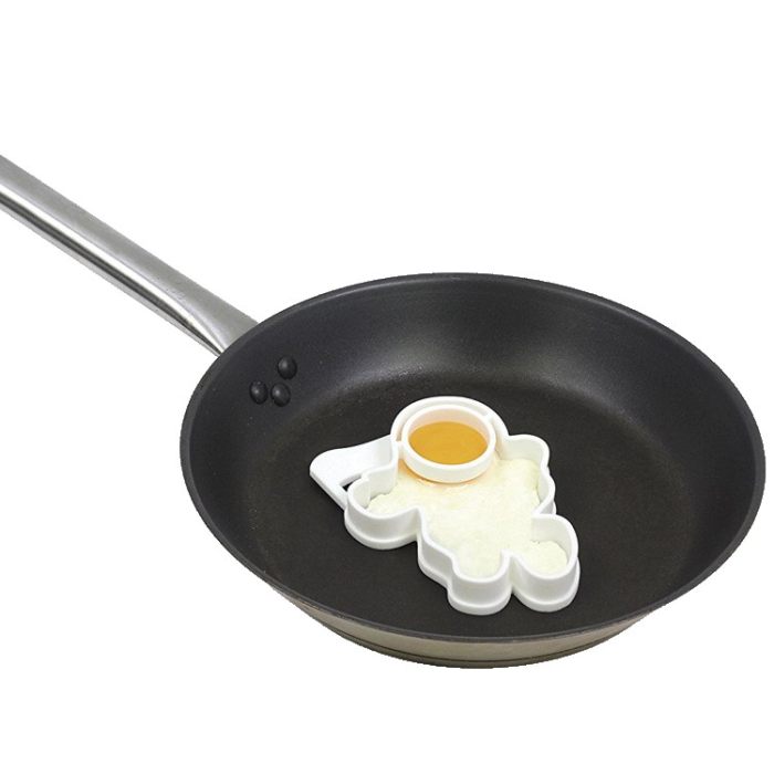 Forma pentru Alimente, , pentru Omlete/Prajituri/Clatite, din Silicon, Model Astronaut,15 x 11.5 x 2 cm, Alb [2]