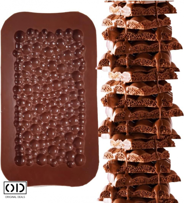 Ciocolata Dubai Ciocolata din Dubai Cicolata cataif forma silicon ciocolata ciocolata in forme de silicon reteta forme ciocolata policarbonat forme silicon bomboan forme pentru bomboane de ciocolata [1]