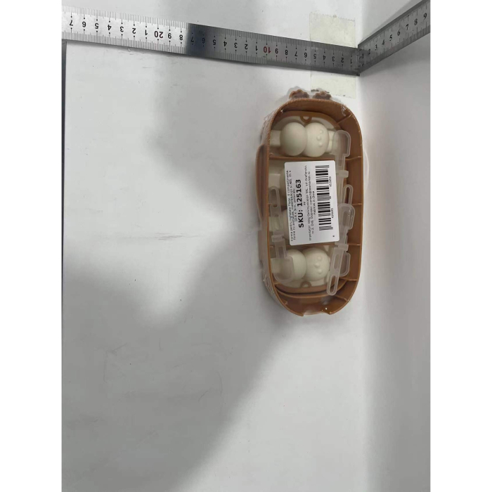 Forma pentru inghetata , 4 compartimente, forme cu animalute, materialsilicon si ABS, 21 x 12.8 x 3cm, portocaliu [12]