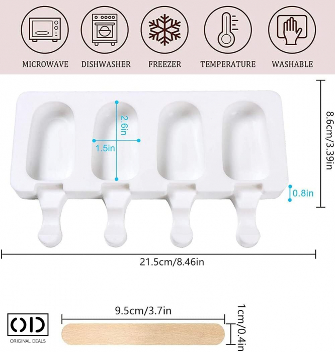 Inghetata de casa Forma de inghetata Forma pentru prajituri de casa Forma din silicon pentru inghetata Inghetata racoritoare Reteta inghetata de casa cea mai buna inghetata prajituri de casa [5]