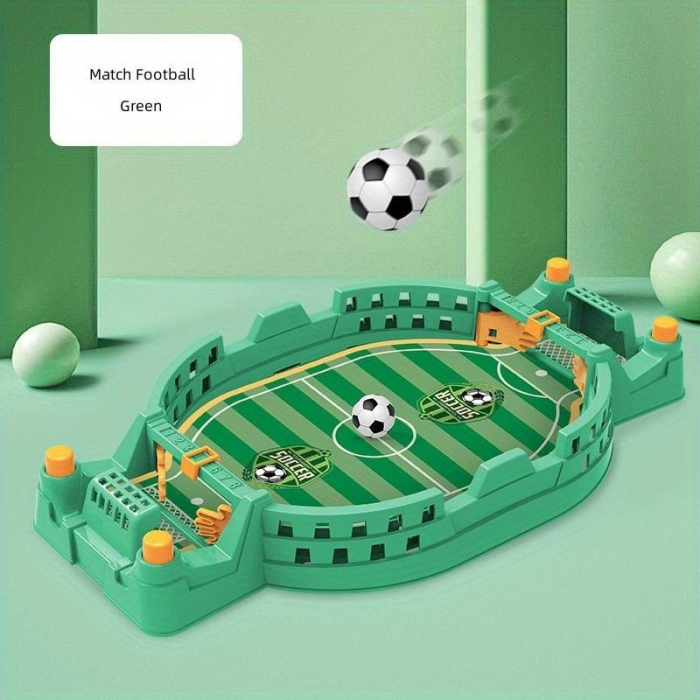 Fotbal de Masa Interactiv pentru Copii, , cu 2 Mingi Incluse, Tabela Scor, 22.8x12x4 cm, Verde [3]
