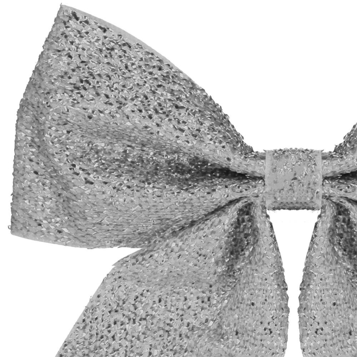 Funda decorativa pentru bradul de Craciun, 20x22cm, argintiu [3]