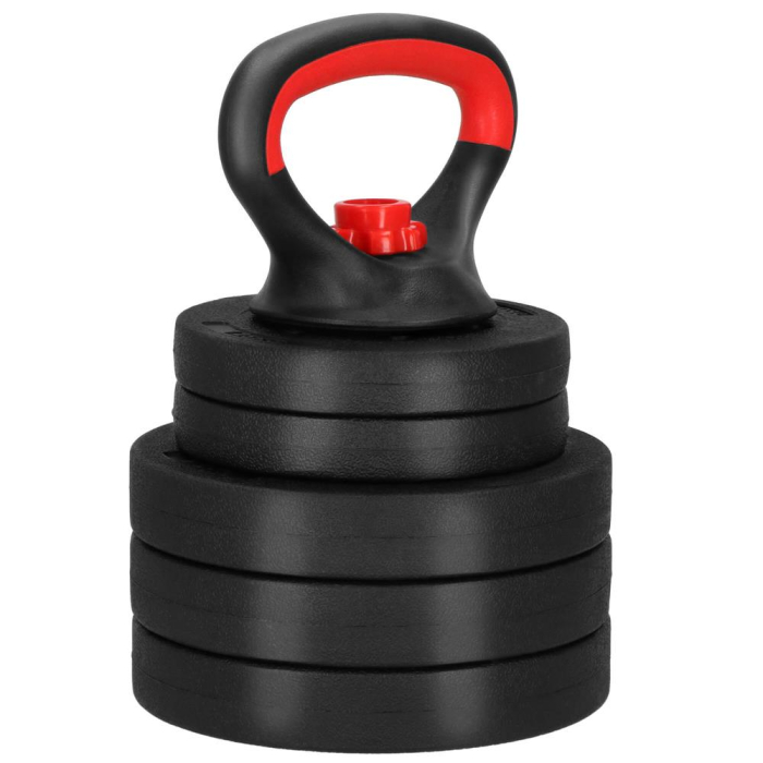 Gantera Kettlebell reglabila 10kg negru [3]