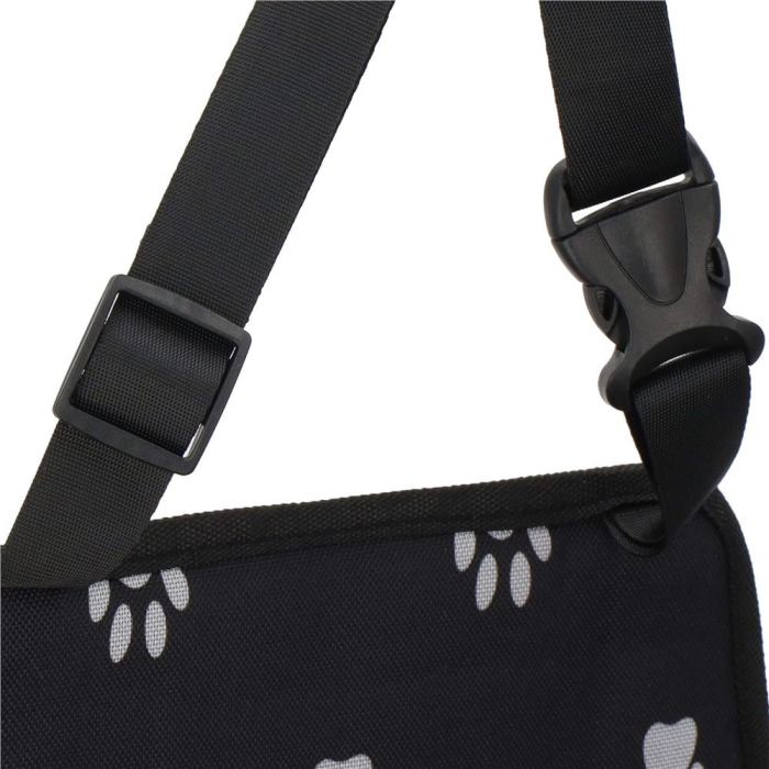 Geanta auto de transport animale de companie, caini si pisci, negru, 40x43x30cm [10]