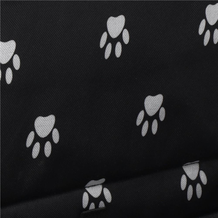 Geanta auto de transport animale de companie, caini si pisci, negru, 40x43x30cm [9]