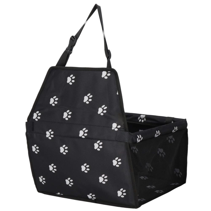 Geanta auto de transport animale de companie, caini si pisci, negru, 40x43x30cm [17]