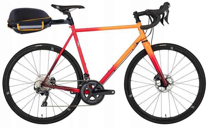 Geanta bicicleta cu prindere pe portbagaj tija sa 28x19x17 cm, 10L, poliester, borseta spate cu suport aluminiu, negru [3]