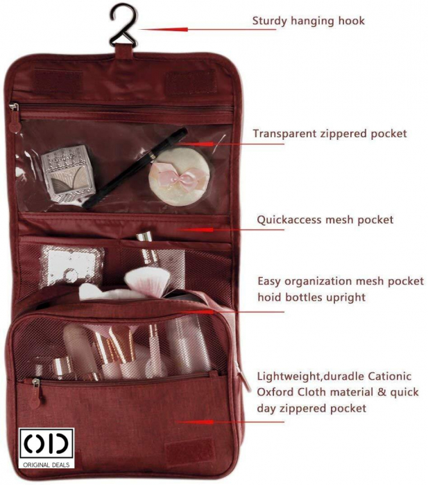 Geanta cosmetice Poseta Cosmetice Geanta pentru Depozitat si transportat produse cosmetice Cosmetice originale Geanta pentru organizare produse cosmetice poseta pentru organizat produse cosmetice [5]