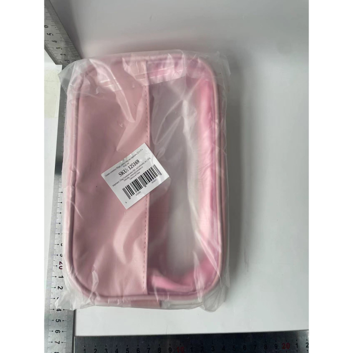 Geanta cosmetice , pentru voiaj sau organizare, 22 x 12 x 8 cm, roz [10]