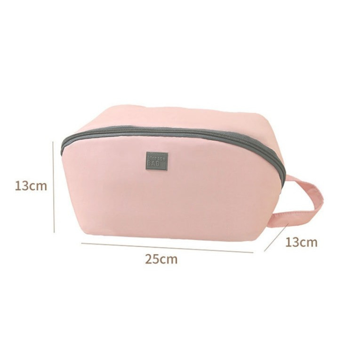 Geanta De Depozitare, 3 In 1, Portabila, Pentru Lenjerie, Sutiene Si Sosete, Multi-Functionala, Pentru Bagaj, Calatorii Si Afaceri, 23 x 13 x 13, Roz [4]