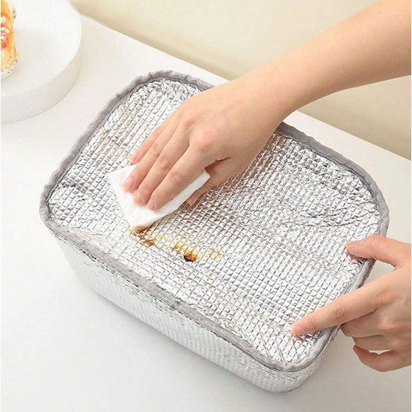 Geantă Frigorifică, , cu Desene Animat 3D, Portabilă pentru Copii, de Prânz, din Pânză Oxford, 27.5x18x20 cm, Model Cerb, Albastru [5]