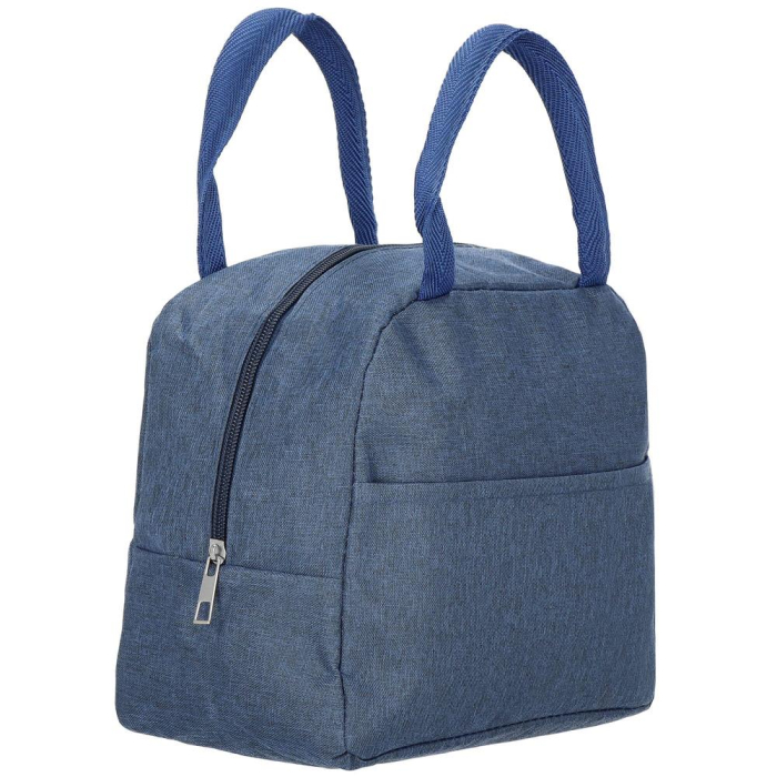 Geanta frigorifica cu izolatie termica pentru mancare, 21x10x23cm, albastru [4]