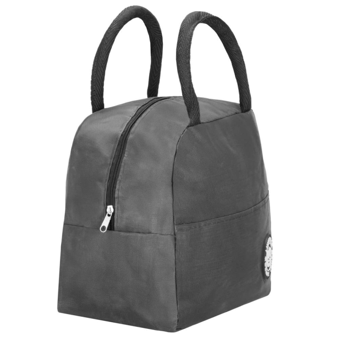 Geanta frigorifica cu izolatie termica pentru mancare, 21x10x23cm, gri [13]