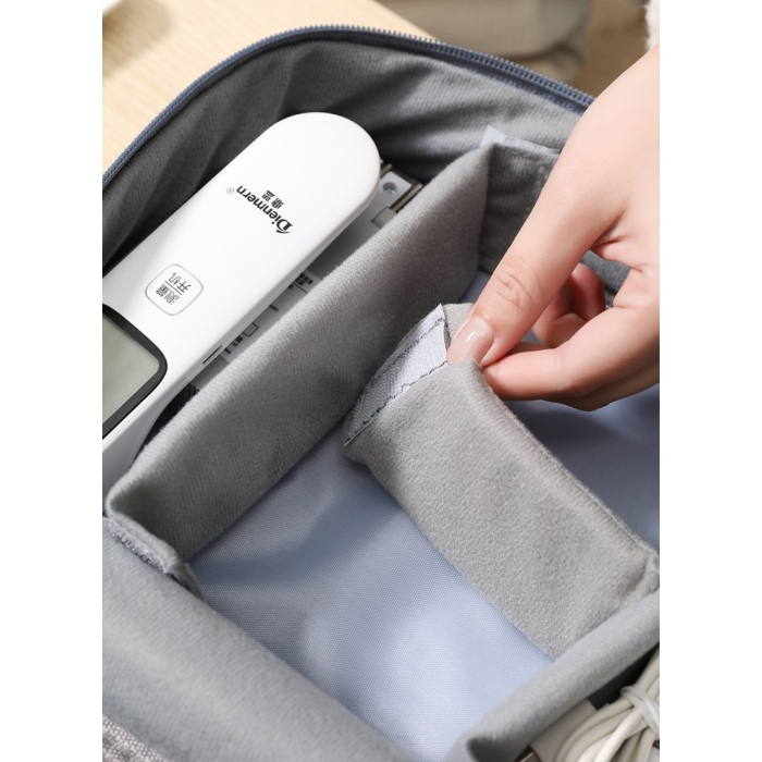 Geanta Organizatoare , Pentru Cabluri si Accesorii, Portabila, Impermeabila, 24,5 x 18 x10cm, Gri [6]