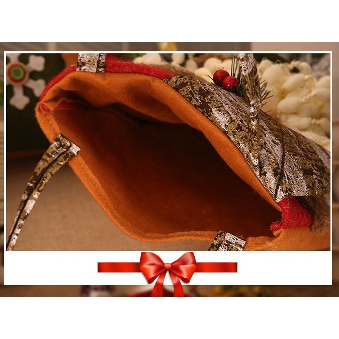 Geanta pentru Cadouri de Craciun, , Model Ren, Decoratiune Sarbatori, 46x23x2 cm, Multicolor [4]