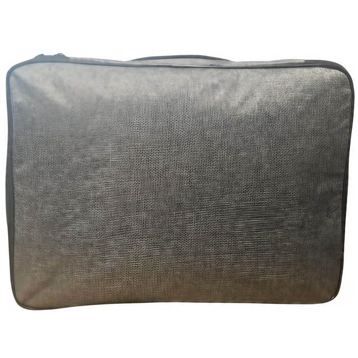 Geanta pentru Depozitare Acte si Documente, , 1 Compartiment mare cu Curele Interioare, Impermeabila, 37 x 10.5 x 27 cm, Gri [4]