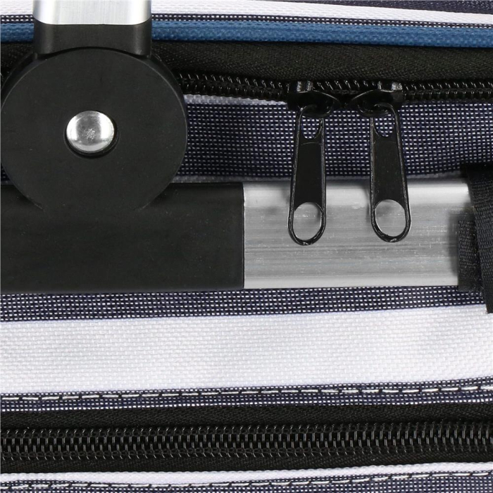 Geanta pentru picnic sau plaja, termoizolanta, 28 litri, alb albastru [16]