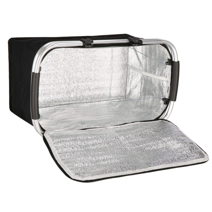 Geanta pentru picnic sau plaja, termoizolanta, 28 litri, negru [11]