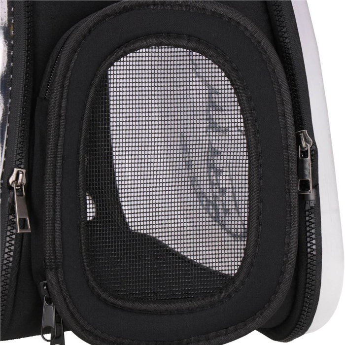 Geanta pentru transport animale de companie pisica sau catel, M, 42x26x32 cm, transparent [11]