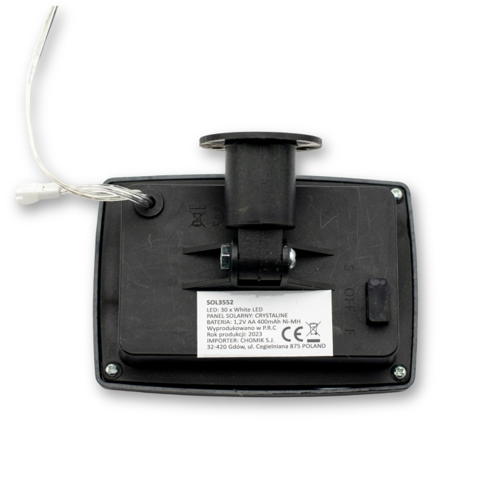 Ghirlanda luminoasa, LED, model Felisi, 10 becuri, 380cm, incarcare solara, lumina alb multicolor [12]