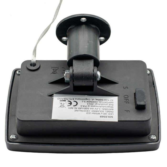 Ghirlanda luminoasa, LED, model Felisi, 20 becuri, 580cm, incarcare solara, lumina alb multicolor [12]