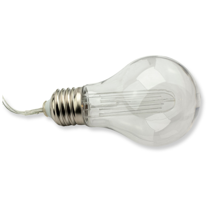 Ghirlanda luminoasa, LED, model Hemma, 10 becuri, 380cm, incarcare solara, lumina alb cald [13]