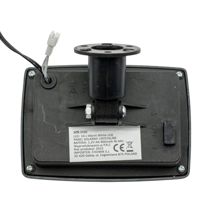 Ghirlanda luminoasa, LED, model Luca, 10 becuri, 380cm, incarcare solara, lumina alb rece [12]