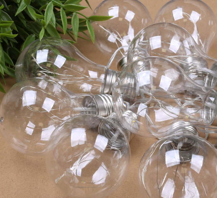 Ghirlanda luminoasa, LED, model Moza, 10 becuri, 380cm, incarcare solara, lumina alb cald [5]