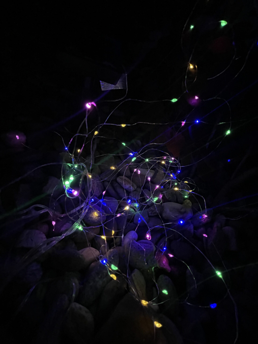 Ghirlanda luminoasa liniara, 100 LED-uri, 990cm, incarcare solara, multicolor [5]