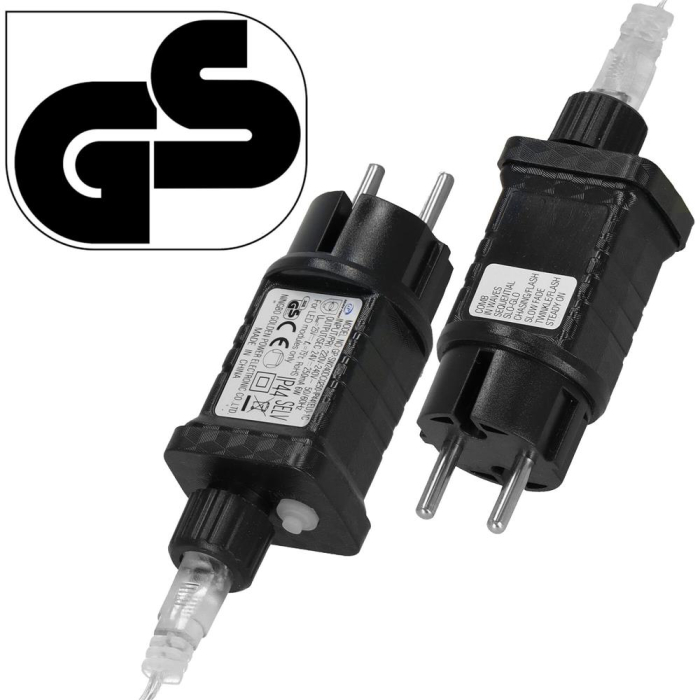 Ghirlanda luminoasa tip perdea de frunze artificiale, 285x105cm, 200 LED-uri, alb cald [9]